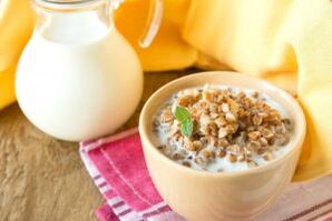 Chế độ ăn kefir-kiều mạch