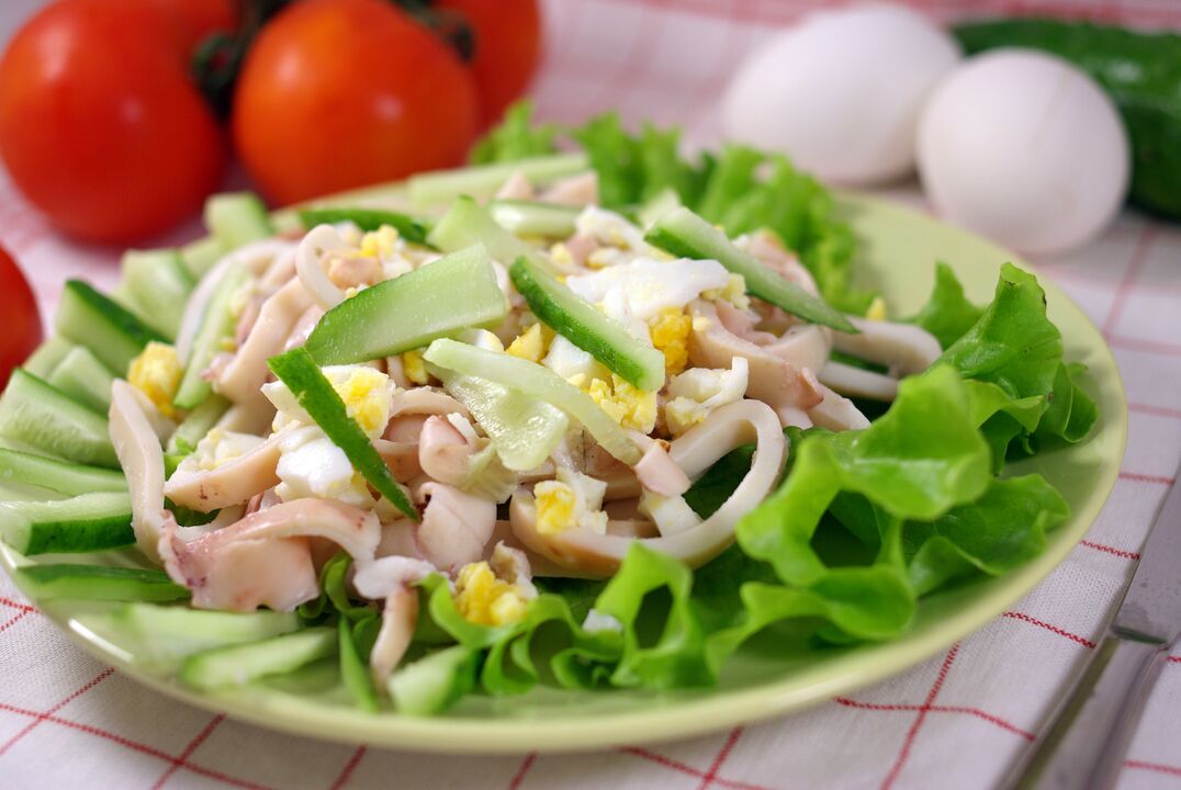 Gỏi mực