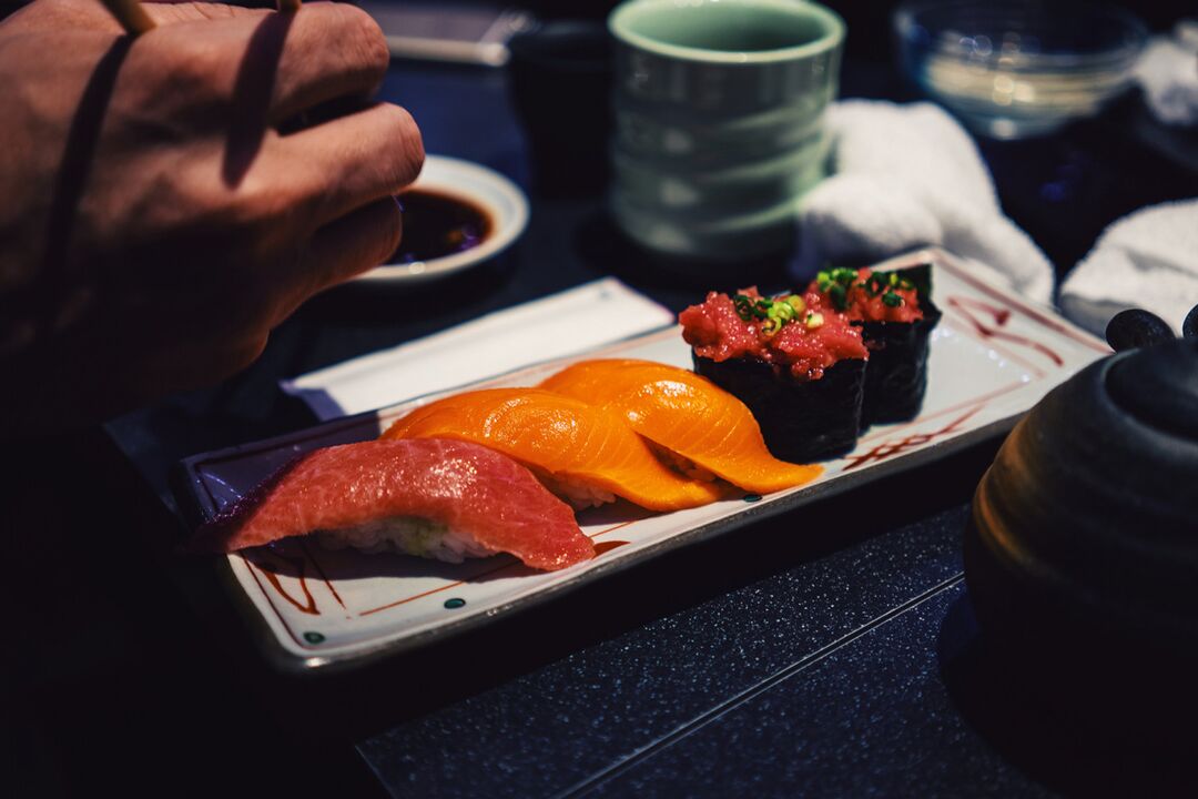 Sushi cho chế độ ăn kiêng của người Nhật