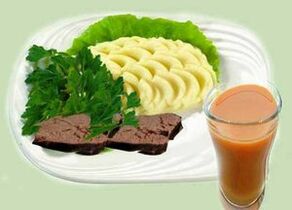 Khoai tây nghiền và thành phần trong thực đơn ăn kiêng cho bệnh viêm tụy