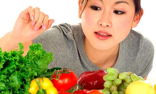 trái cây và rau cho chế độ ăn uống của người Nhật